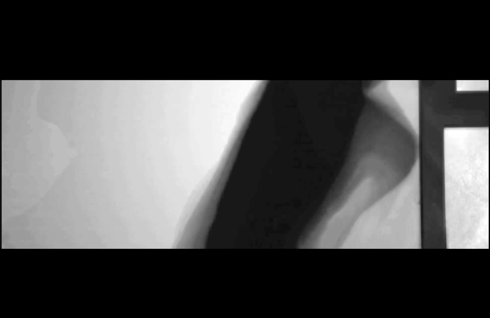 Abstract black-and-white close-up of movement