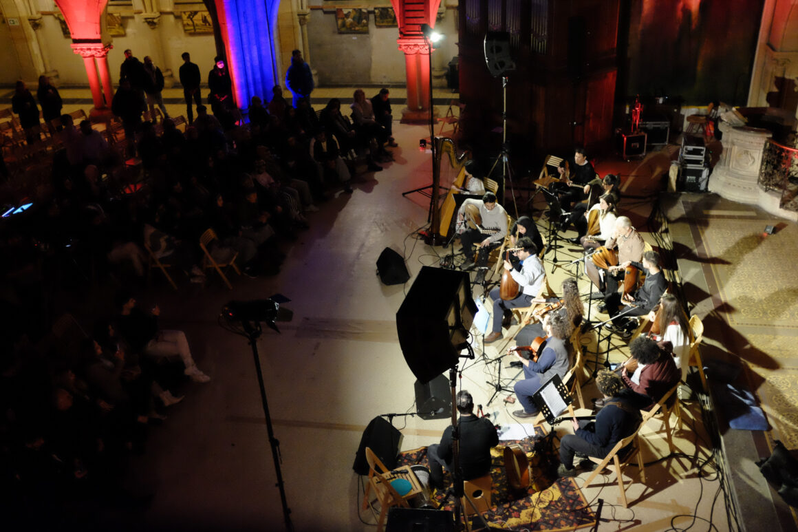 Ensemble performance at the Leipzig Oud Festival